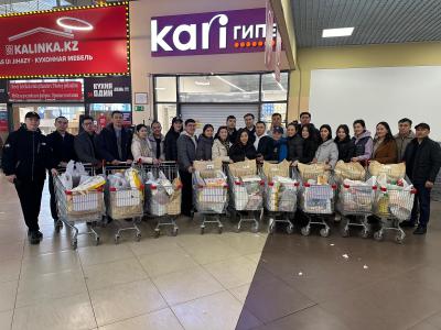 SK Ondeu командасы «Самұрық-Қазына» портфельдік компанияларының бастамашыл жастары ұйымдастырған жақсылық марафонына қатысты